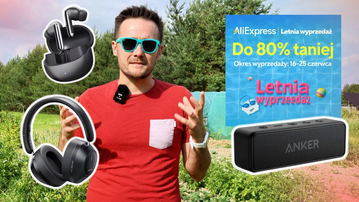 Letnia wyprzedaż 2025 na AliExpress. Sprzęt audio w świetnych cenach [Kody rabatowe]