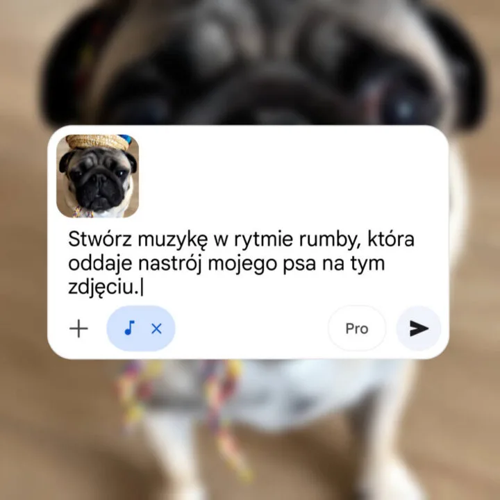 Google Gemini tworzy piosenkę, korzystając z Lyria 3