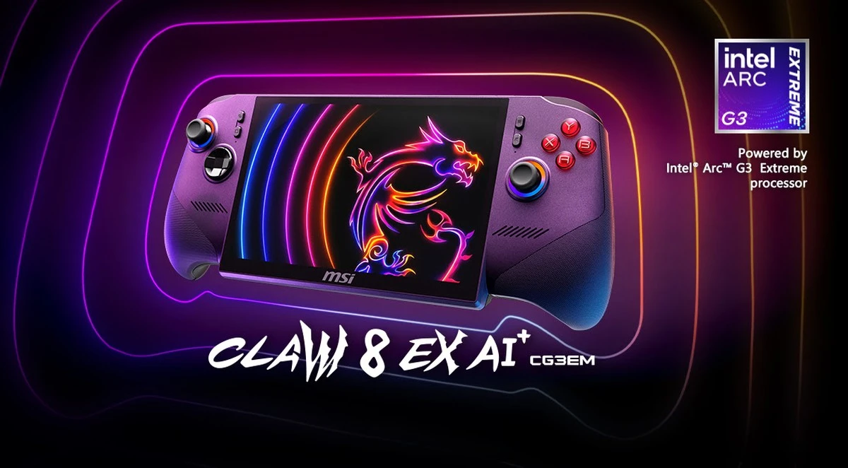 MSI Claw 8 EX AI+ kosztuje 6699 zł. Przenośna konsola w cenie gamingowego laptopa