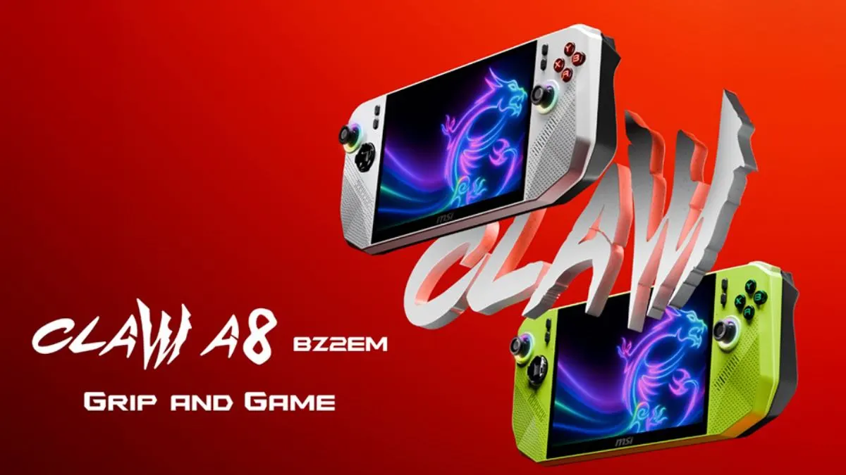 MSI Claw A8 oficjalnie. Nowa konsola napędzana układem AMD