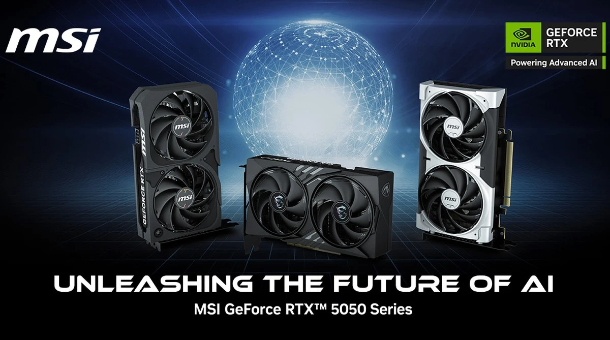 MSI pokazało tanie karty graficzne GeForce RTX 5050. A ceny?