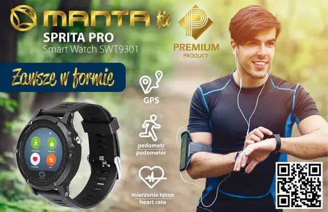 Manta: nowy wodoodporny smartwatch z GPS