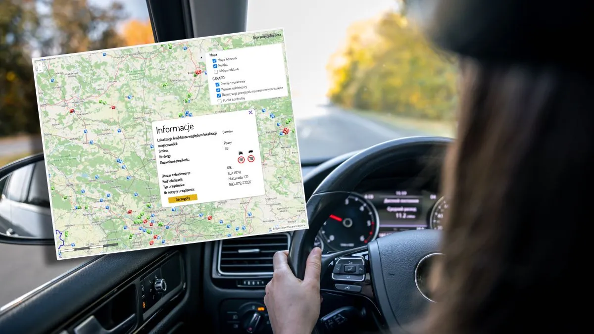 Planujesz trasę na wakacje? Ta mapa pokaże ci działające fotoradary i limity prędkości