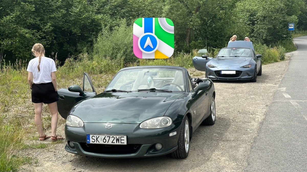 Mapy Apple z funkcją, której brak Google Maps. Kierowcy Mazdy MX-5 nią gardzą