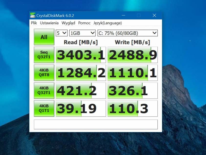 Matebook13 Crystaldisk