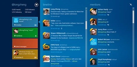 Aplikacja Twittera w końcu debiutuje na Windows 8