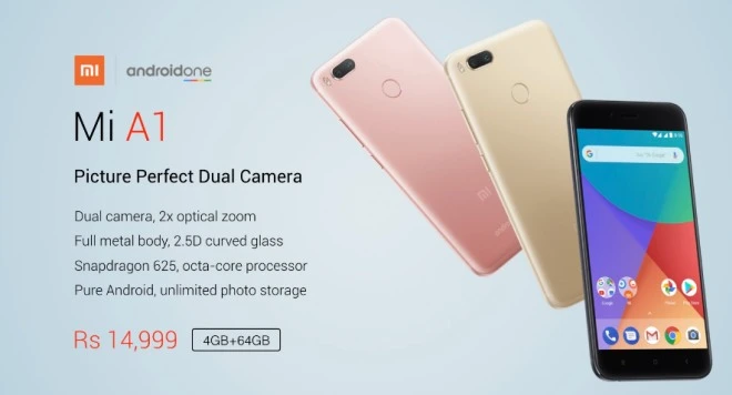 Xiaomi Mi A1 z Android One zaprezentowany