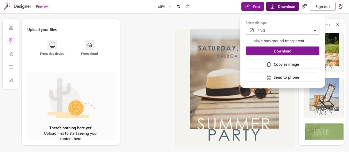 Wyciekła nowa aplikacja dla Windows 11. To Designer, alternatywa dla Canva