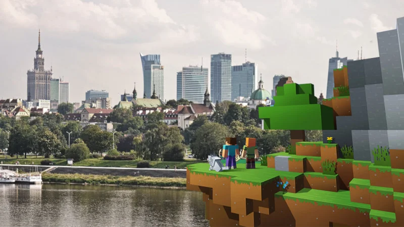 Dzieci zaprojektowały Park Centralny w Warszawie korzystając z… gry Minecraft