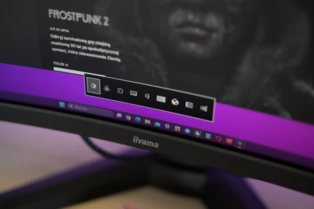Menu OSD w iiyama G-Master GCB4580DQSN-B1