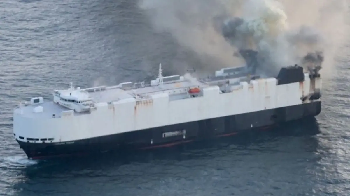 Morning Midas zatonął. Przewoził samochody elektryczne