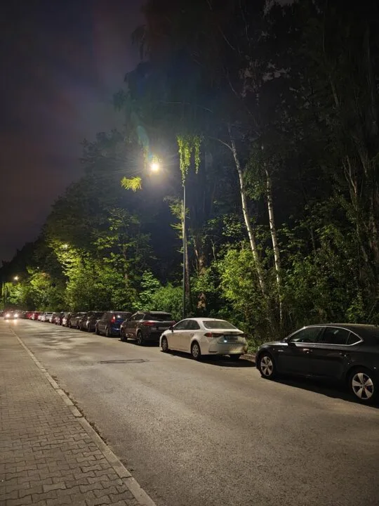 Aparat główny - tryb nocny