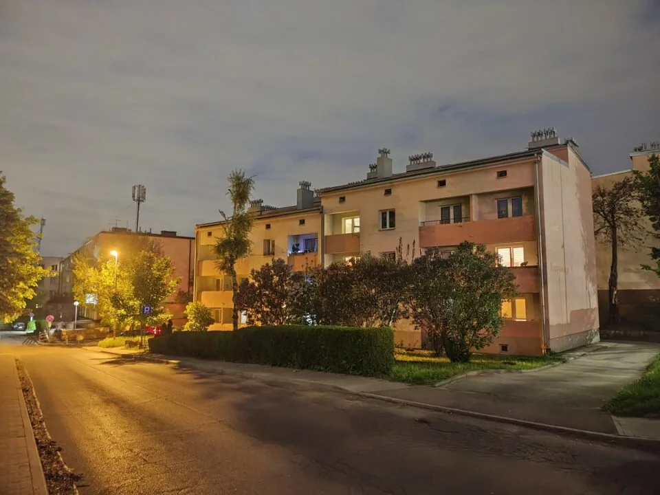 Aparat główny - tryb nocny