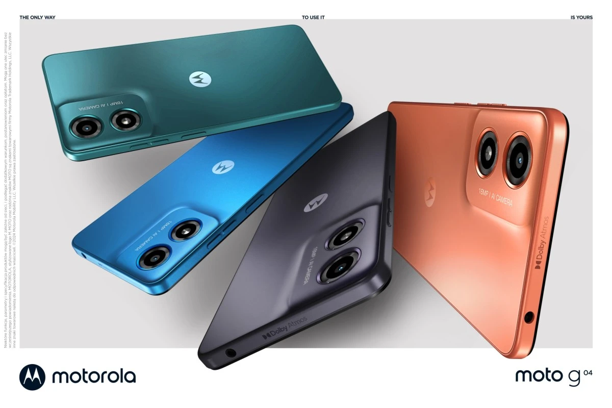 kolory Motorola Moto G04