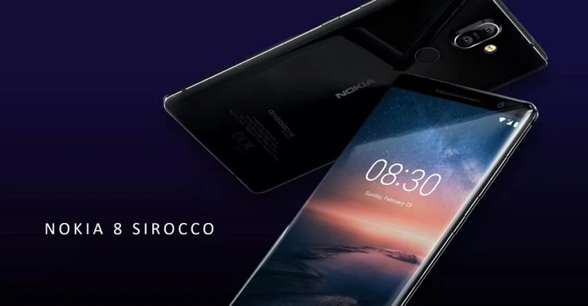 Nokia 8 Sirocco i Nokia 7+ zyskają odblokowanie twarzą