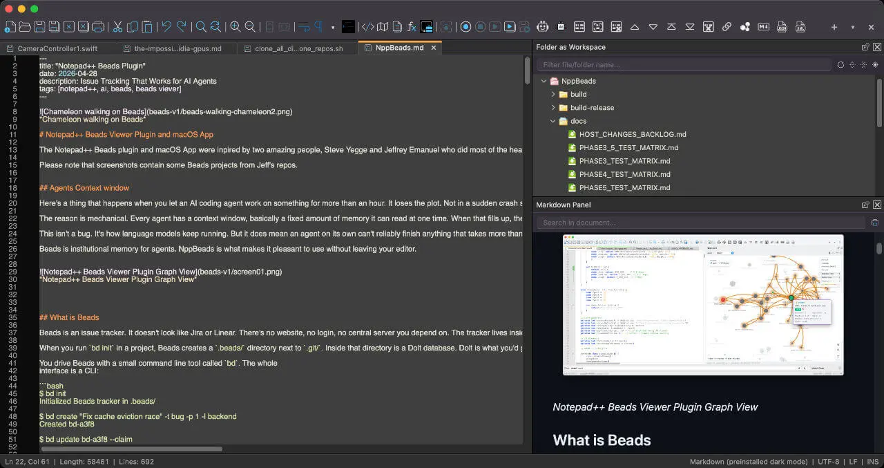 Legendarny edytor trafia na macOS. Notepad++ ze wsparciem układów Apple