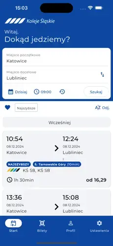 nowa aplikacja kolei śląskich kaeśka