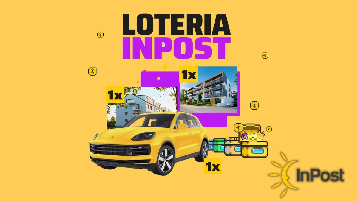 Nowa loteria InPost z ważną zmianą. Do wygrania Porsche, mieszkania