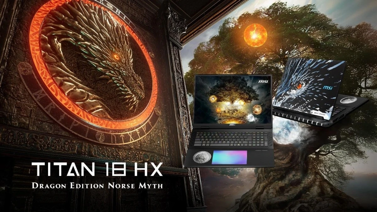 MSI Titan 18 HX Dragon Edition Norse Myth