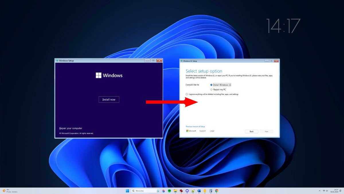 Nowy instalator Windows 11. Największa zmiana od czasów Windows Vista