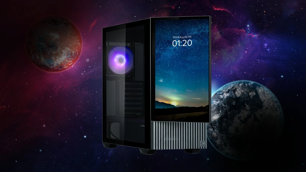 Zalman Z10 DS to kosmiczna obudowa. Może służyć jako dodatkowy monitor