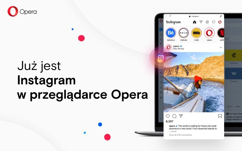 Nowa Opera 68 ma wbudowanego Instagrama. Co na to miłośnicy przeglądarki?