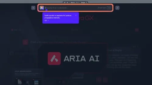 Opera Aria AI - funkcje