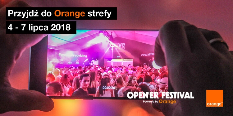 Orange rozdaje 10 GB z okazji Open’er Festival. Sprawdź jak otrzymać paczkę danych