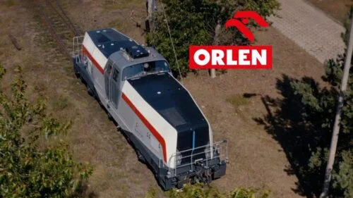 Orlen testuje polską lokomotywę wodorową. Pierwszy przejazd za nami