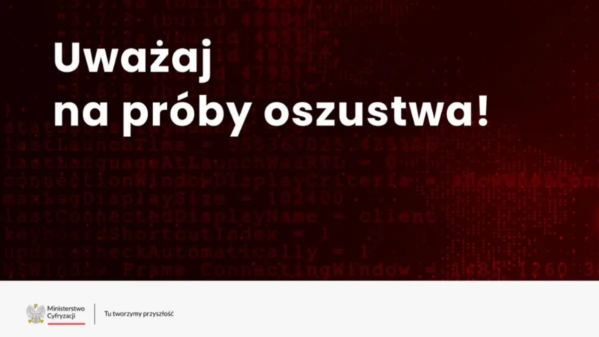 Kolejne ostrzeżenie. Uwaga na fałszywe maile, oszuści podszywają się pod Ministerstwo Cyfryzacji