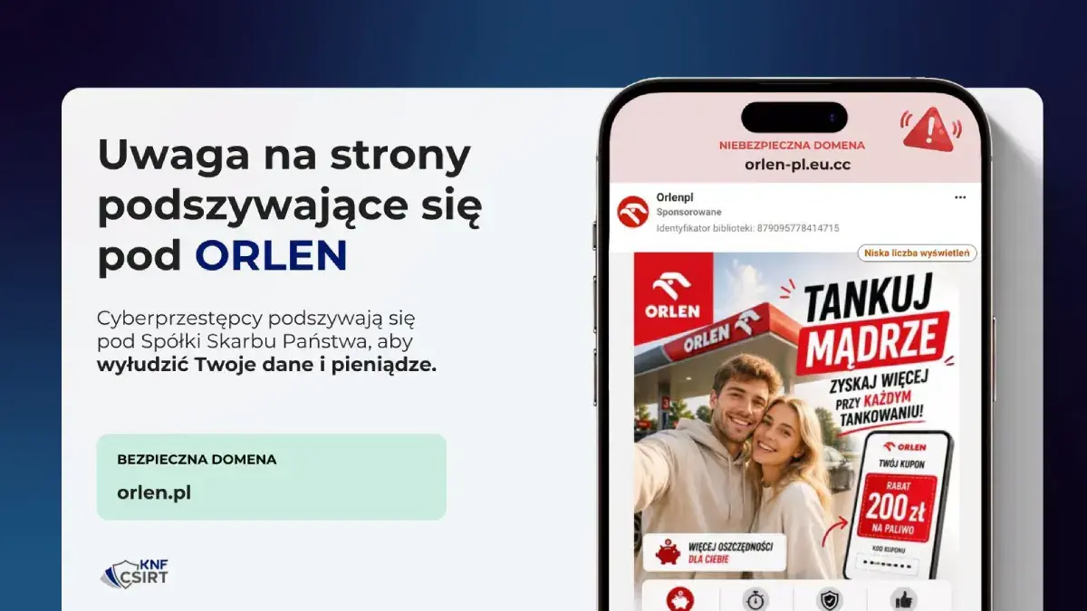 Uwaga na fikcyjne bony paliwowe. Oszuści podszywają się pod Orlen