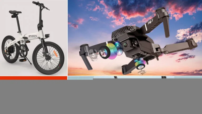 Rowery, hulajnogi elektryczne i drony z urodzinowej wyprzedaży AliExpress
