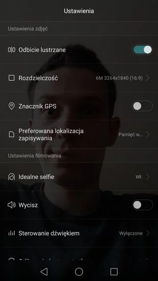 Huawei P8 - Ustawienia zdjęć