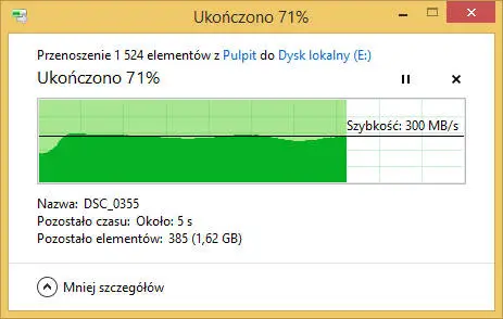 PLEXTOR PX-256M6S Kopiowanie