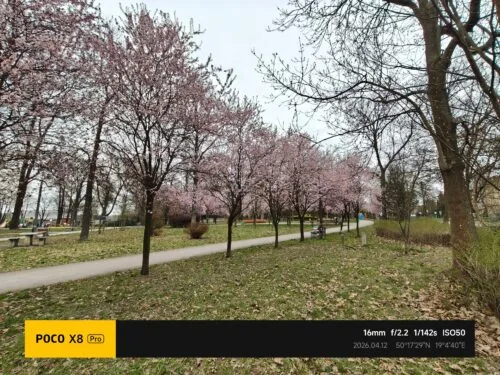 POCO X8 Pro przykładowe zdjęcia