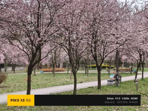 POCO X8 Pro przykładowe zdjęcia