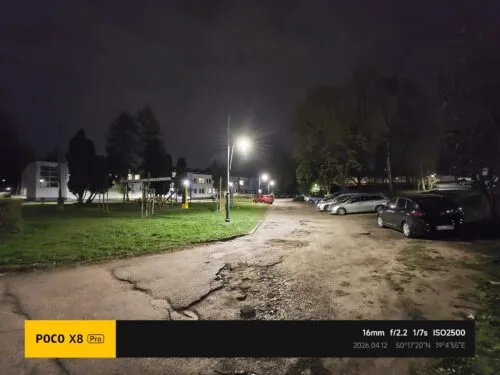 POCO X8 Pro przykładowe zdjęcia