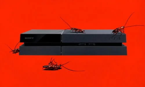 Niespodziewany problem – karaluchy „kochają” PS4