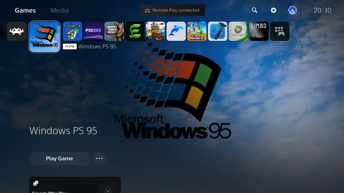 Sentymentalny powrót do przeszłości. Windows 95 zagościł na PlayStation 5