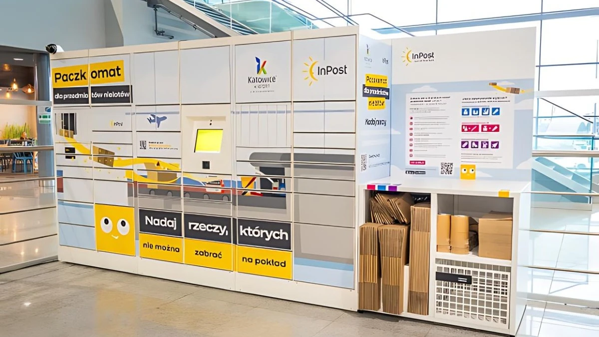 Paczkomaty InPost na kolejnych lotniskach w Polsce – pełna lista
