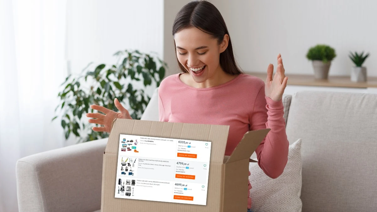 Palety ze zwrotami z Amazon do kupienia w Polsce. Czy warto?