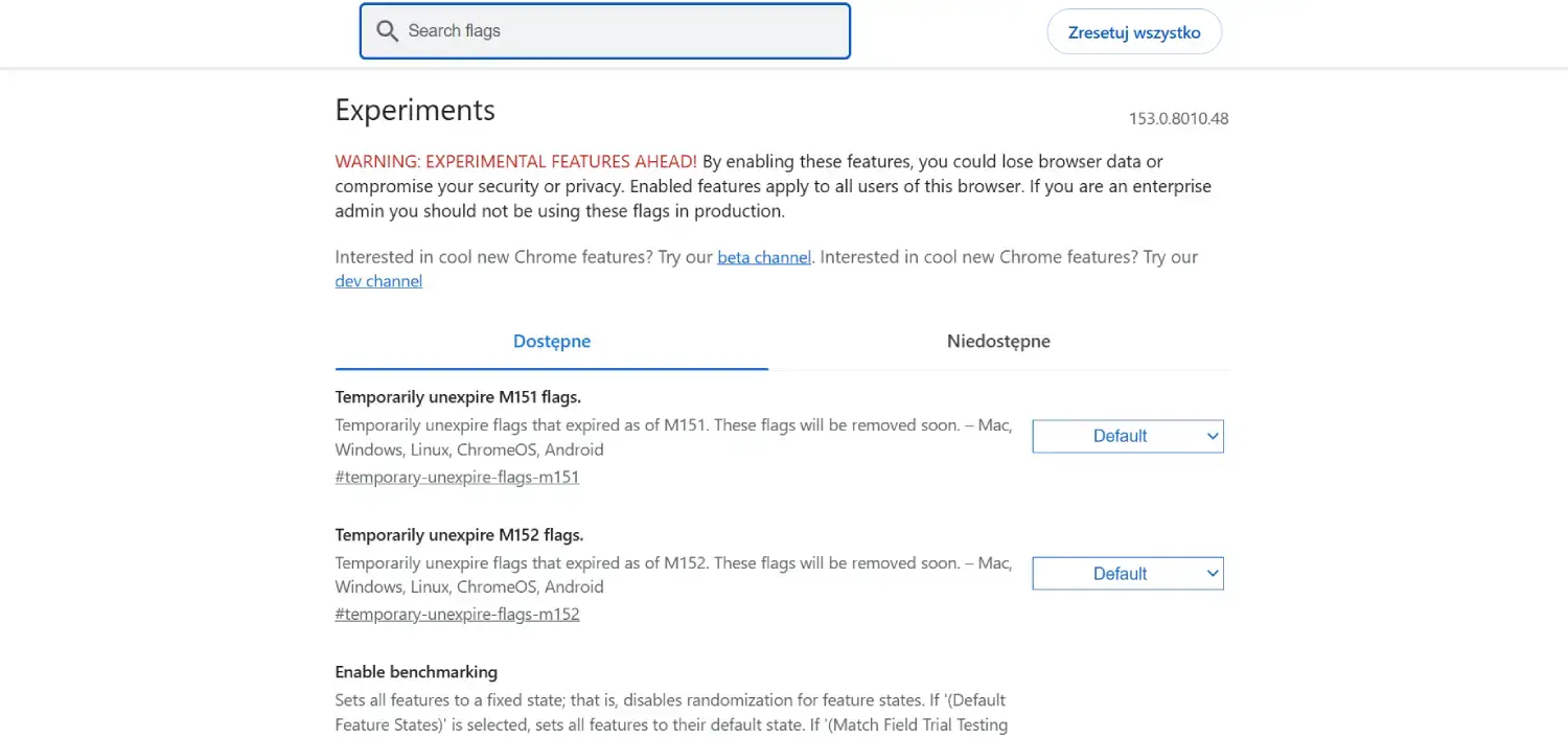 Chrome ma ukrytą funkcję pobierania. Włącz ją, a pliki mogą pobierać się szybciej