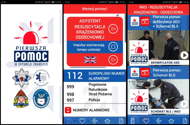 Pierwsza Pomoc – aplikacja, która ratuje życie (recenzja)