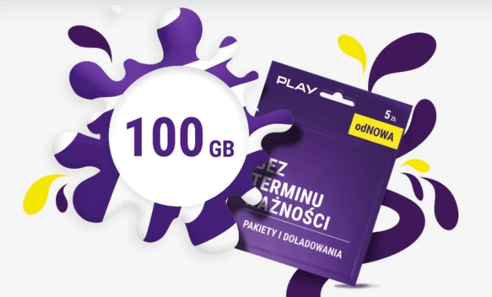 Play na kartę: 100 GB za darmo i dwa razy więcej internetu w pakietach