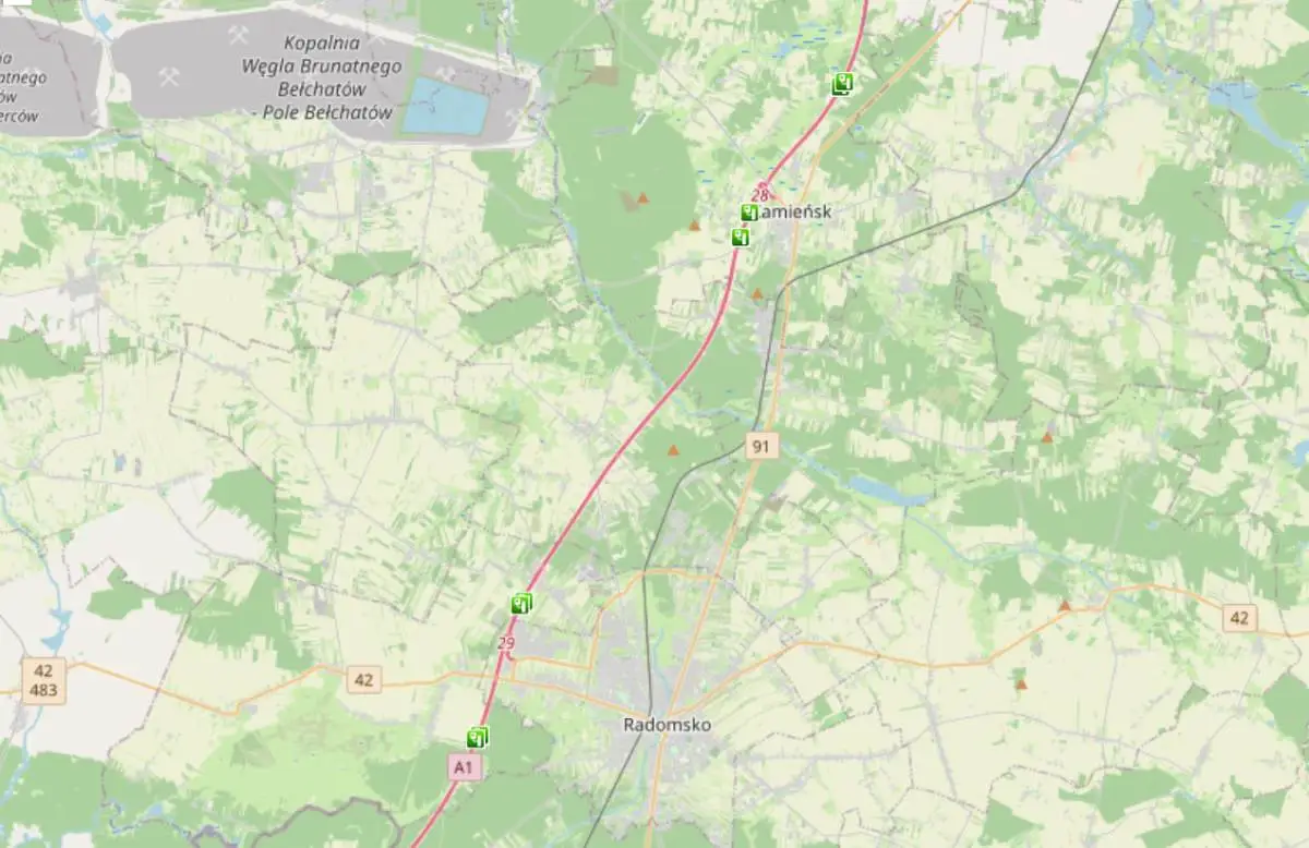 Nowe odcinkowe pomiary prędkości na autostradzie A1. Jeden z nich właśnie ruszył