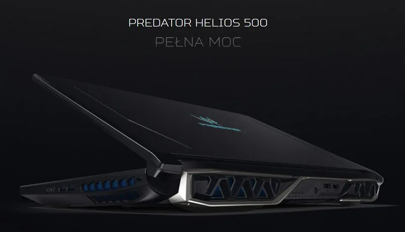 Notebook Predator Helios 500 z procesorem Intel Core i9 zaprezentowany. To gamingowe cudo!