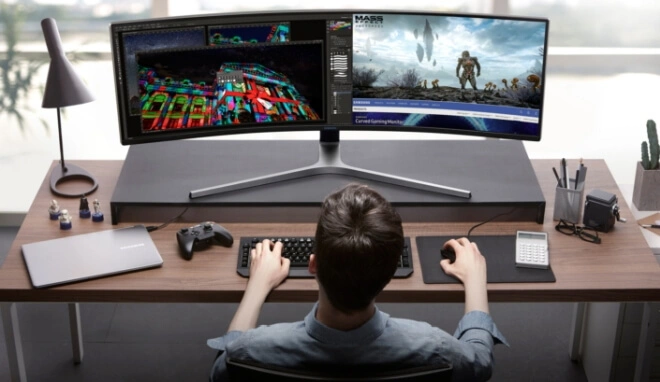 Najnowsze monitory Samsung QLED Gaming Monitors na Poznań Game Arena