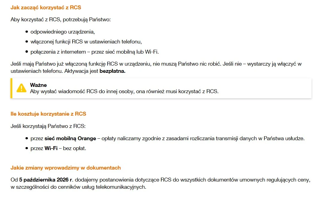Źródło: Orange