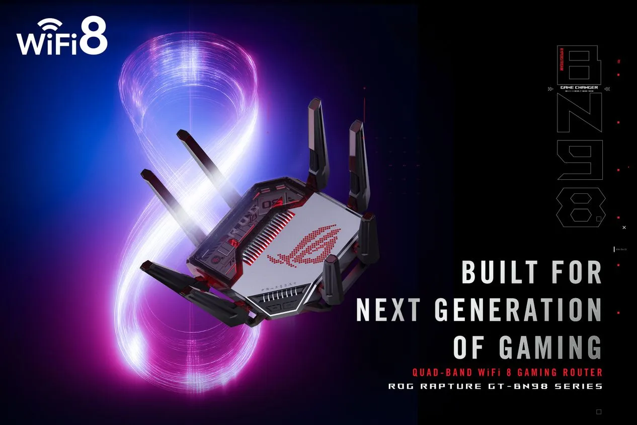 ASUS wyprzedza konkurencję. Już niedługo kupisz router WiFi 8