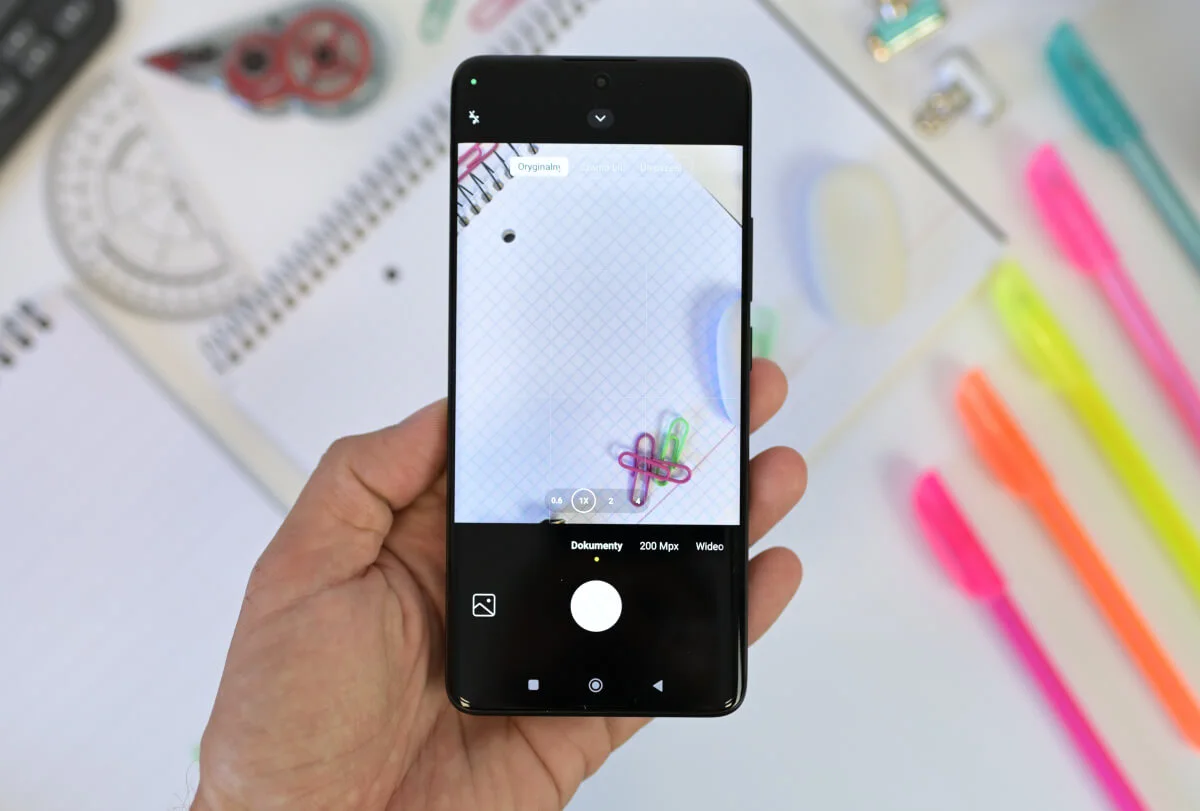 Aplikacja aparatu w Redmi Note 13 Pro+ 5G